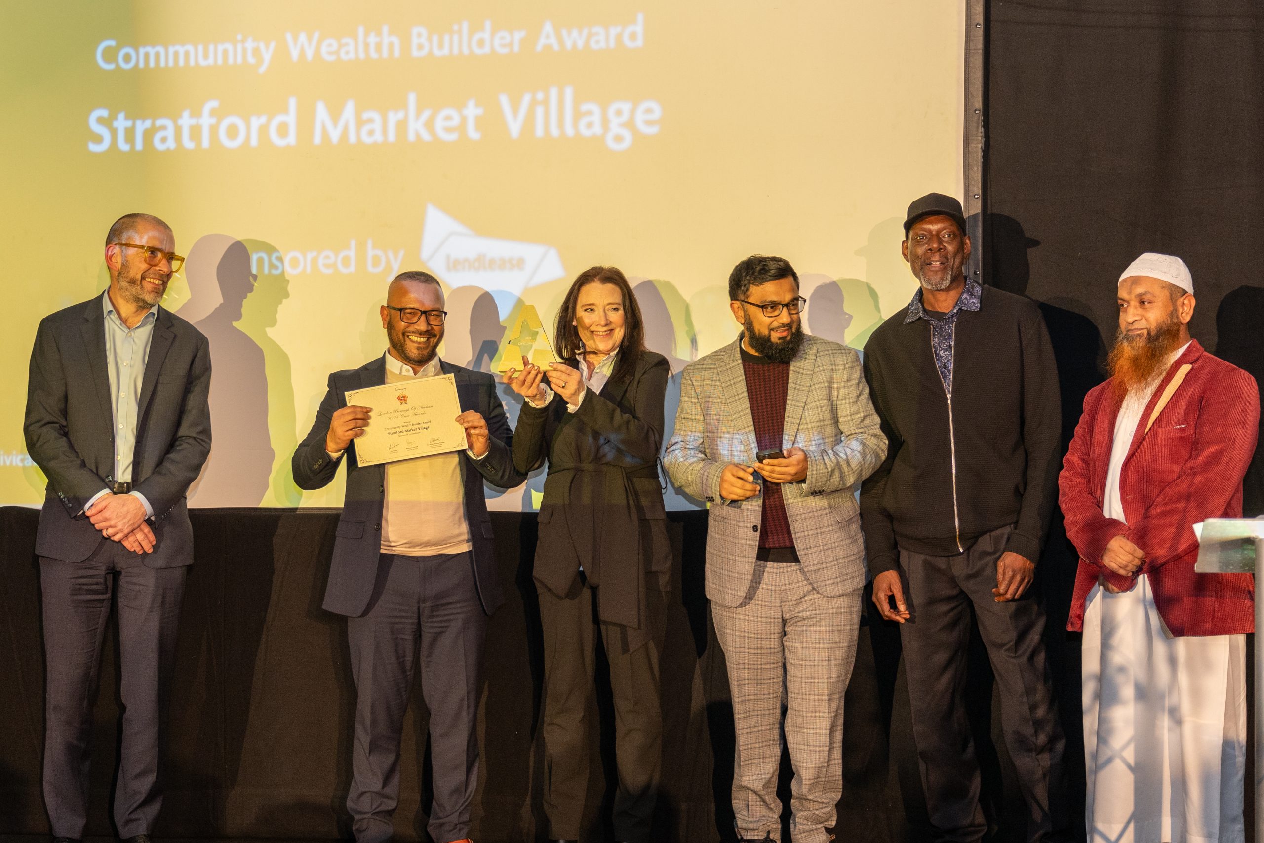 Community Wealth Builder Award for Stratford Market Village